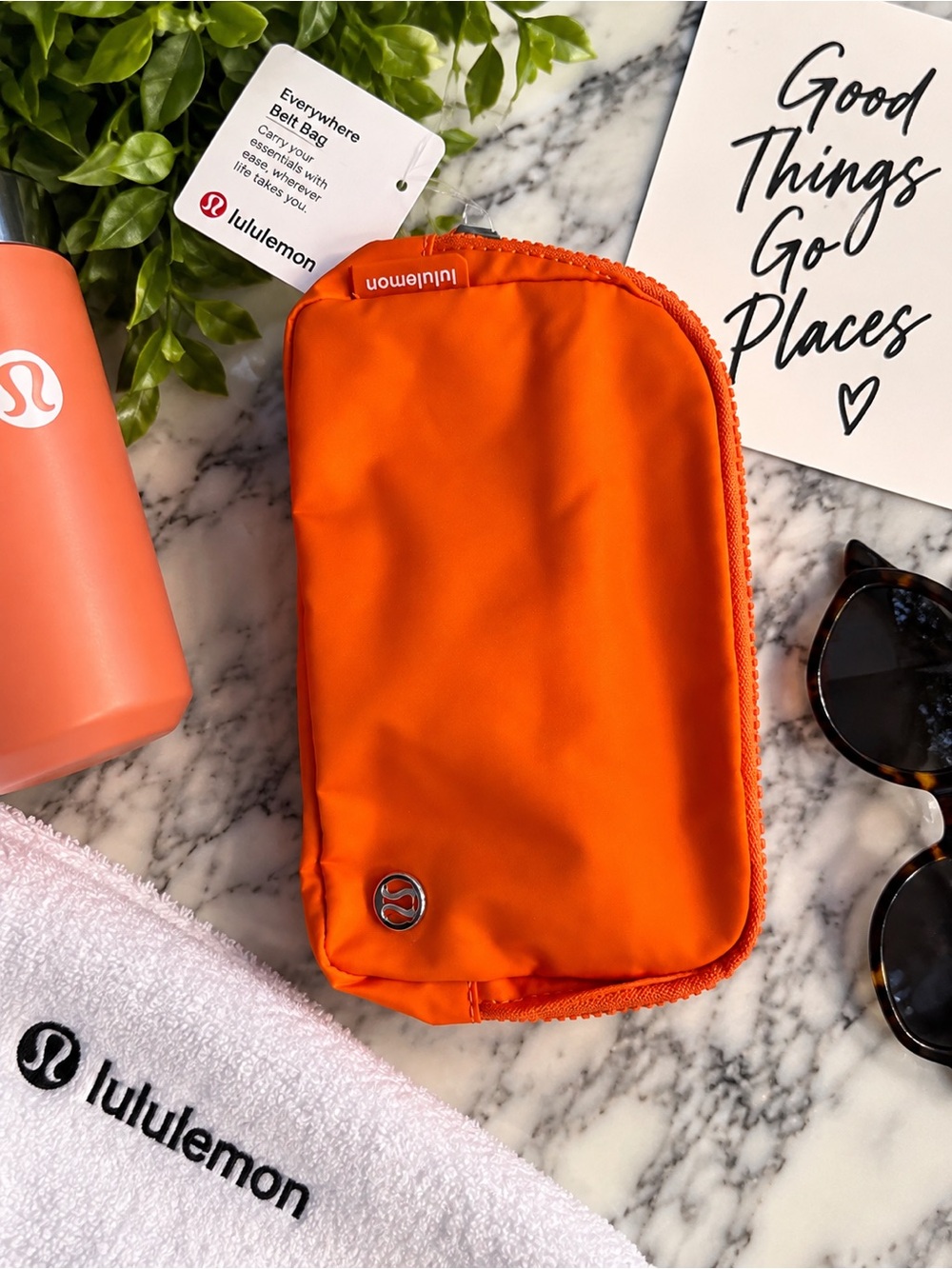 NWT Lululemon Everywhere Belt Bag Bright Orange